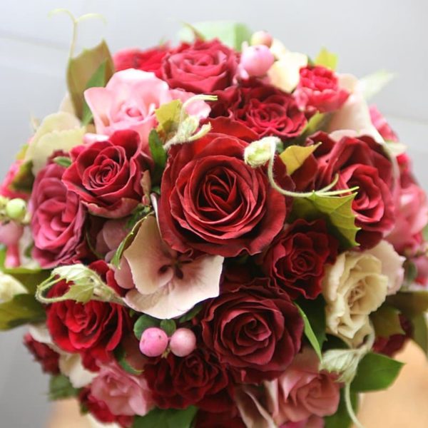 カラーブーケ020-ラウンドスタイル