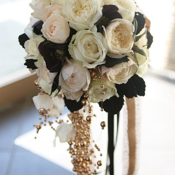 ウェディングブーケ013-ラウンドスタイル