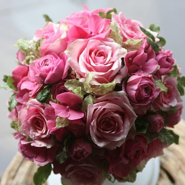 カラーブーケ016-ラウンドスタイル