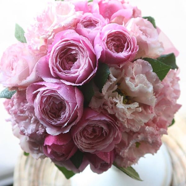 カラーブーケ002-ラウンドスタイル