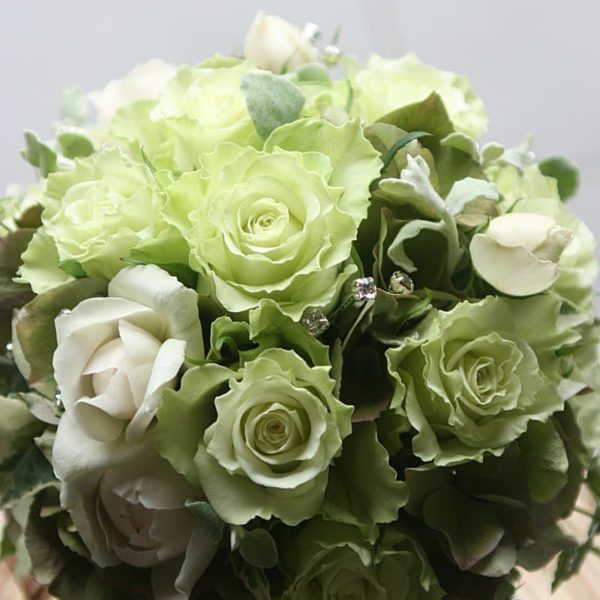 ウェディングブーケ014-ラウンドスタイル