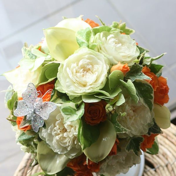 カラーブーケ015-ラウンドスタイル