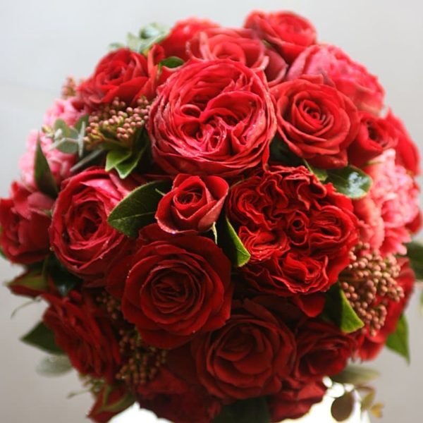 カラーブーケ007-ラウンドスタイル